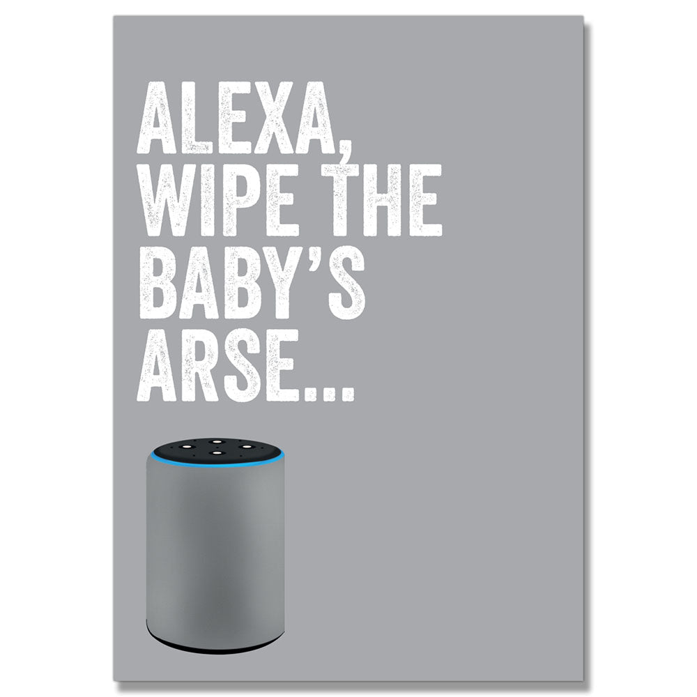 Alexa Wipe Baby'S Arse Card PACK OF 6 #1 image